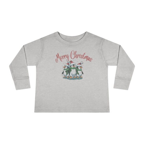 Merry Christmas Penguin Toddler Shirt - Image 2