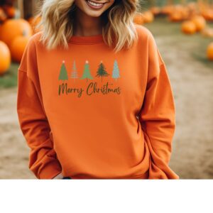 Merry Christmas Orange Color