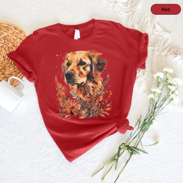 Floral Dog Animal Lover Shirt