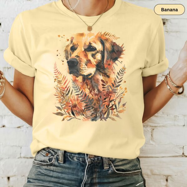 Floral Dog Animal Lover Shirt