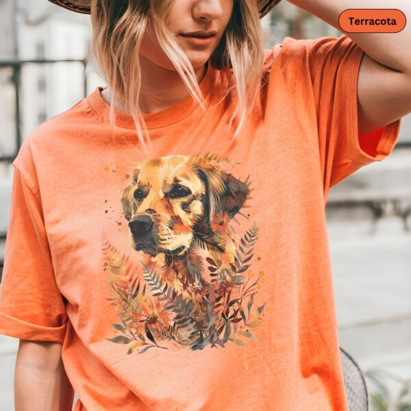 Floral Dog Animal Lover Shirt