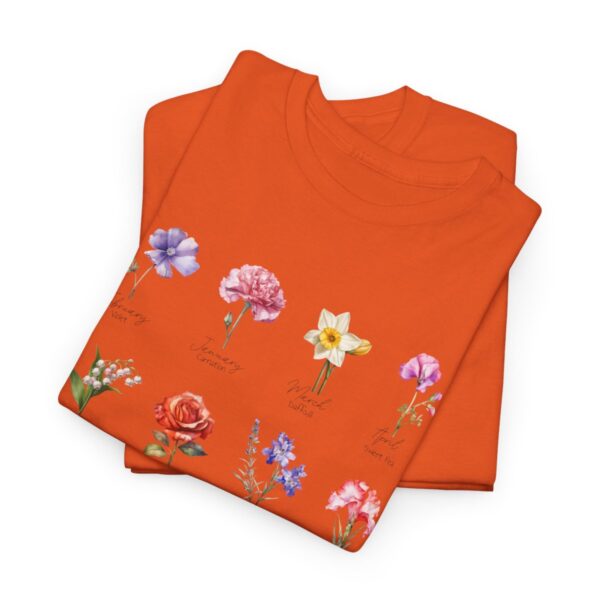 Birth Month Flower Shirt - Image 4