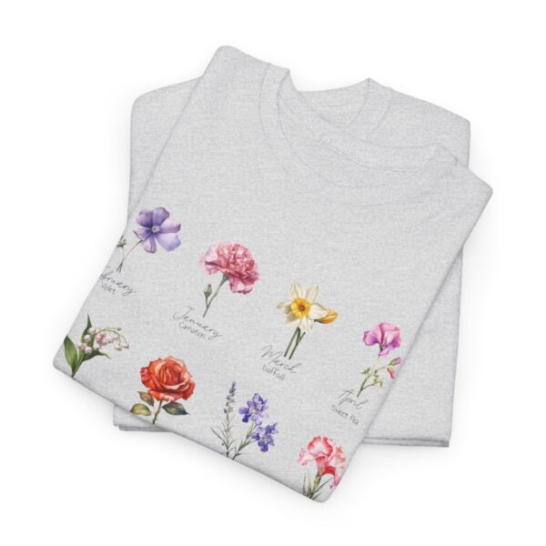 Birth Month Flower Shirt - Image 2