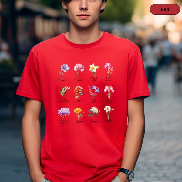 Birth Month Flower Shirt