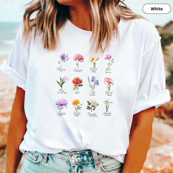 Birth Month Flower Shirt