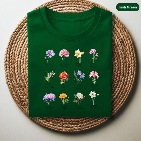 Birth Month Flower Shirt