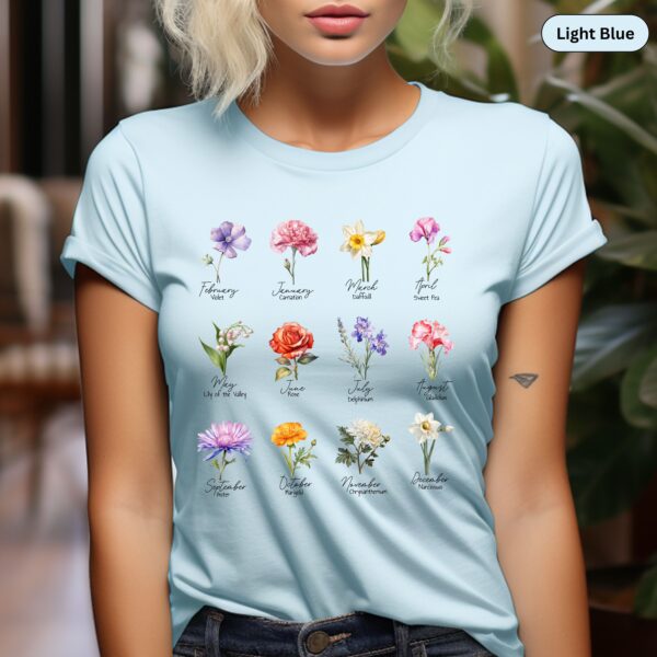 Birth Month Flower Shirt