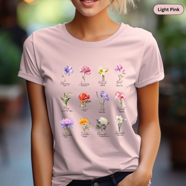 Birth Month Flower Shirt