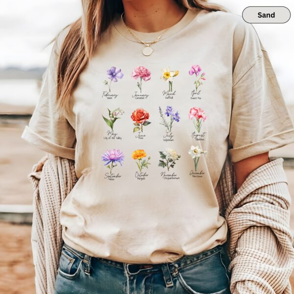 Birth Month Flower Shirt